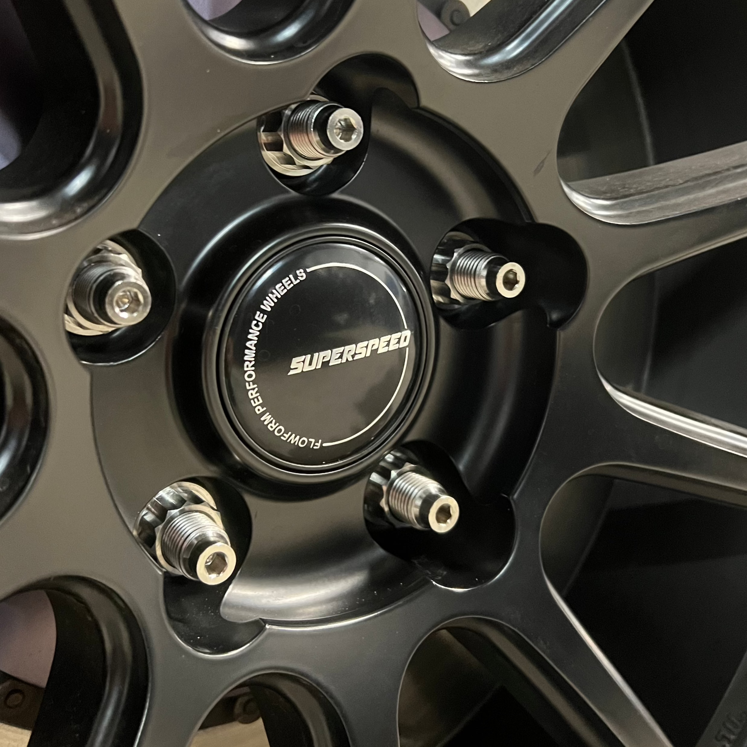 Image of Titanium Wheel Stud Conversion Kit, BMW M14x1.25