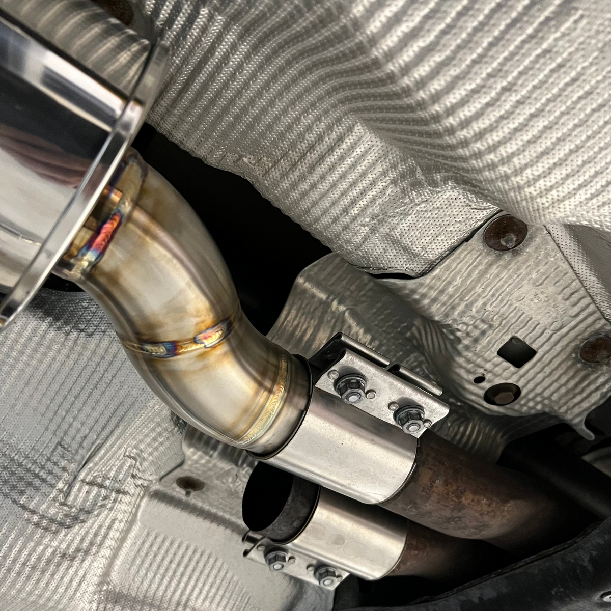 GAS Downpipe Set, 4M Q7 3.0T Supercharged