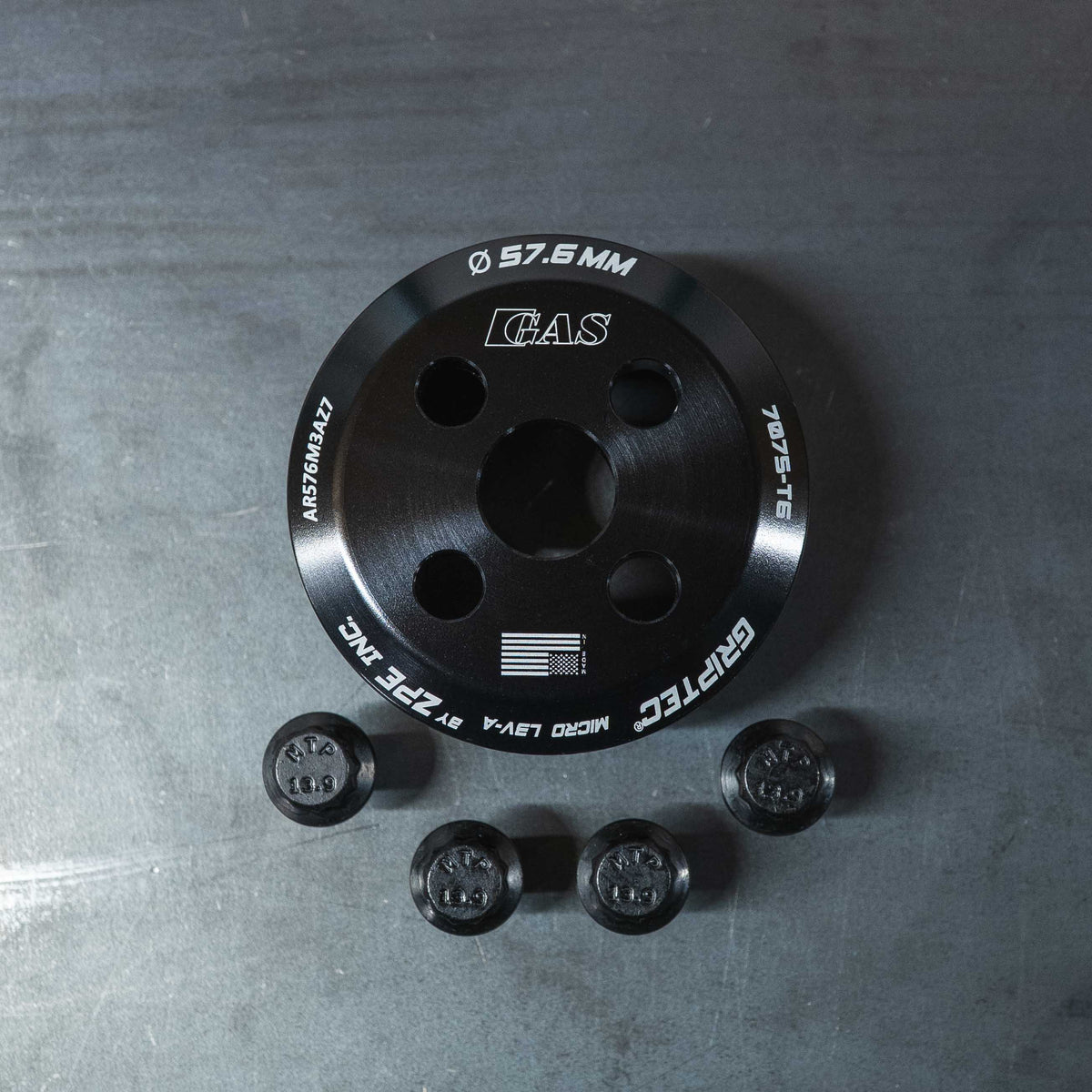 GAS Griptec CREC Supercharger Pulley, 57.6mm