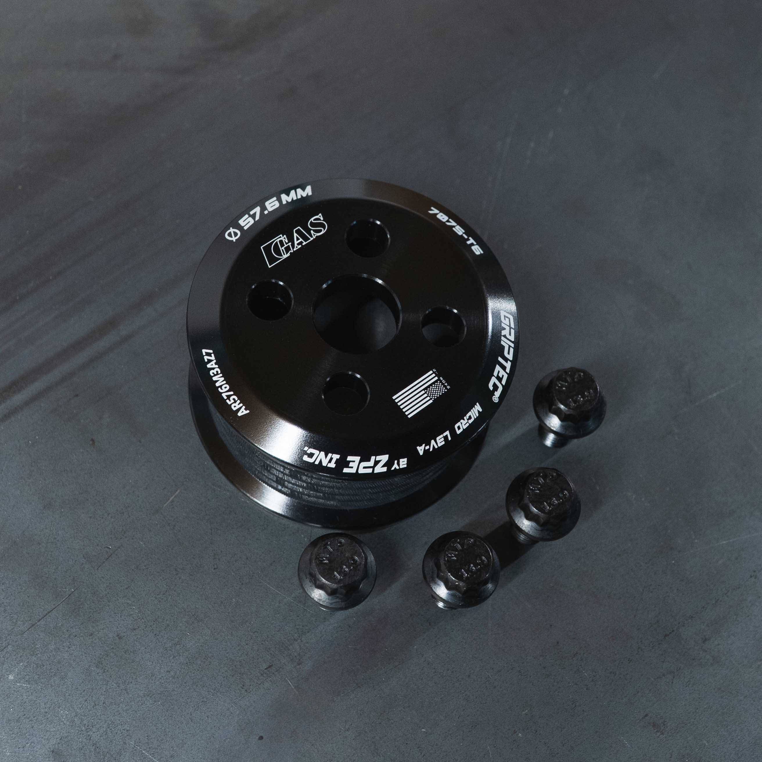 Image of GAS Griptec CREC Supercharger Pulley, 57.6mm