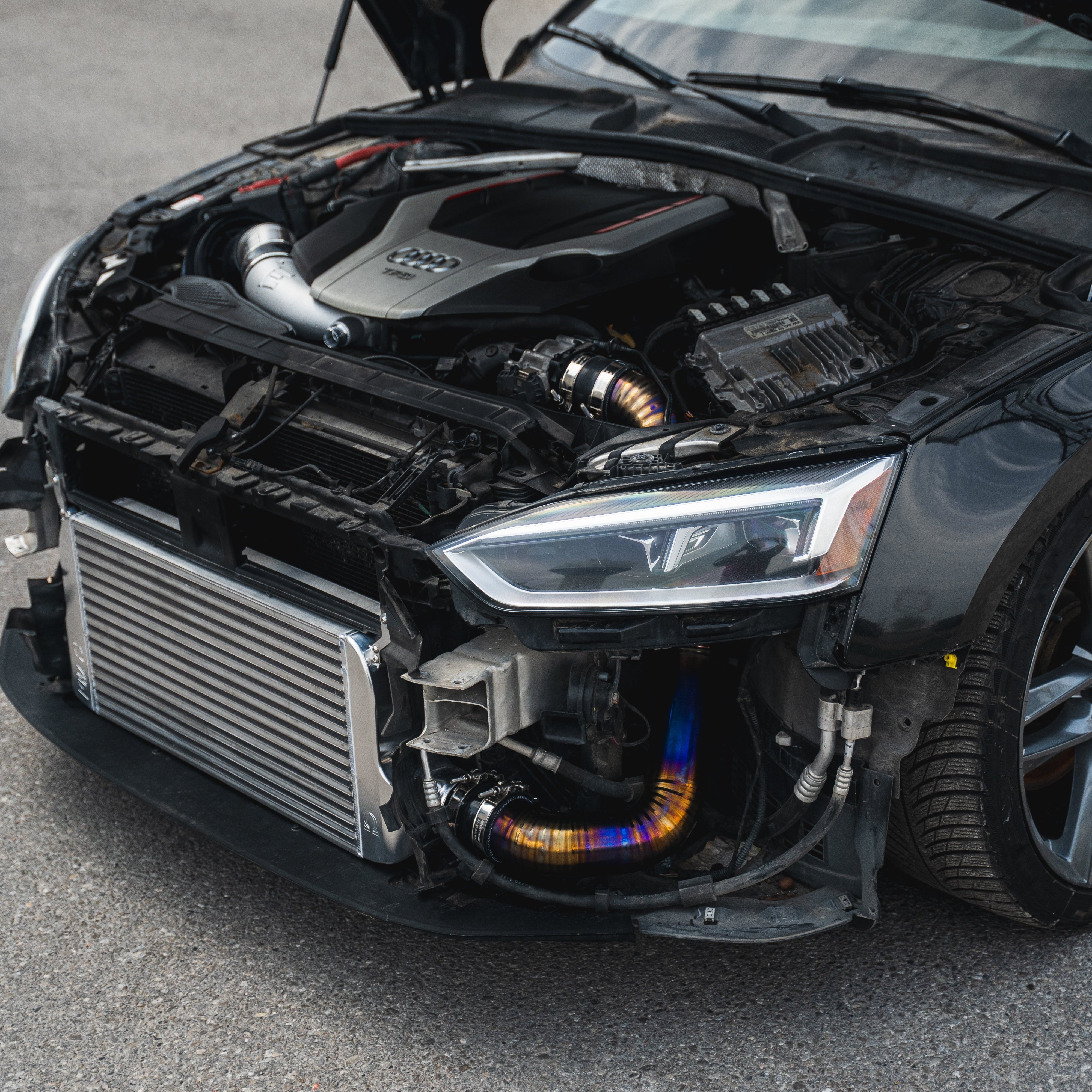Image of GAS Omega 1000hp Billet Intercooler Kit, B9 S4/S5