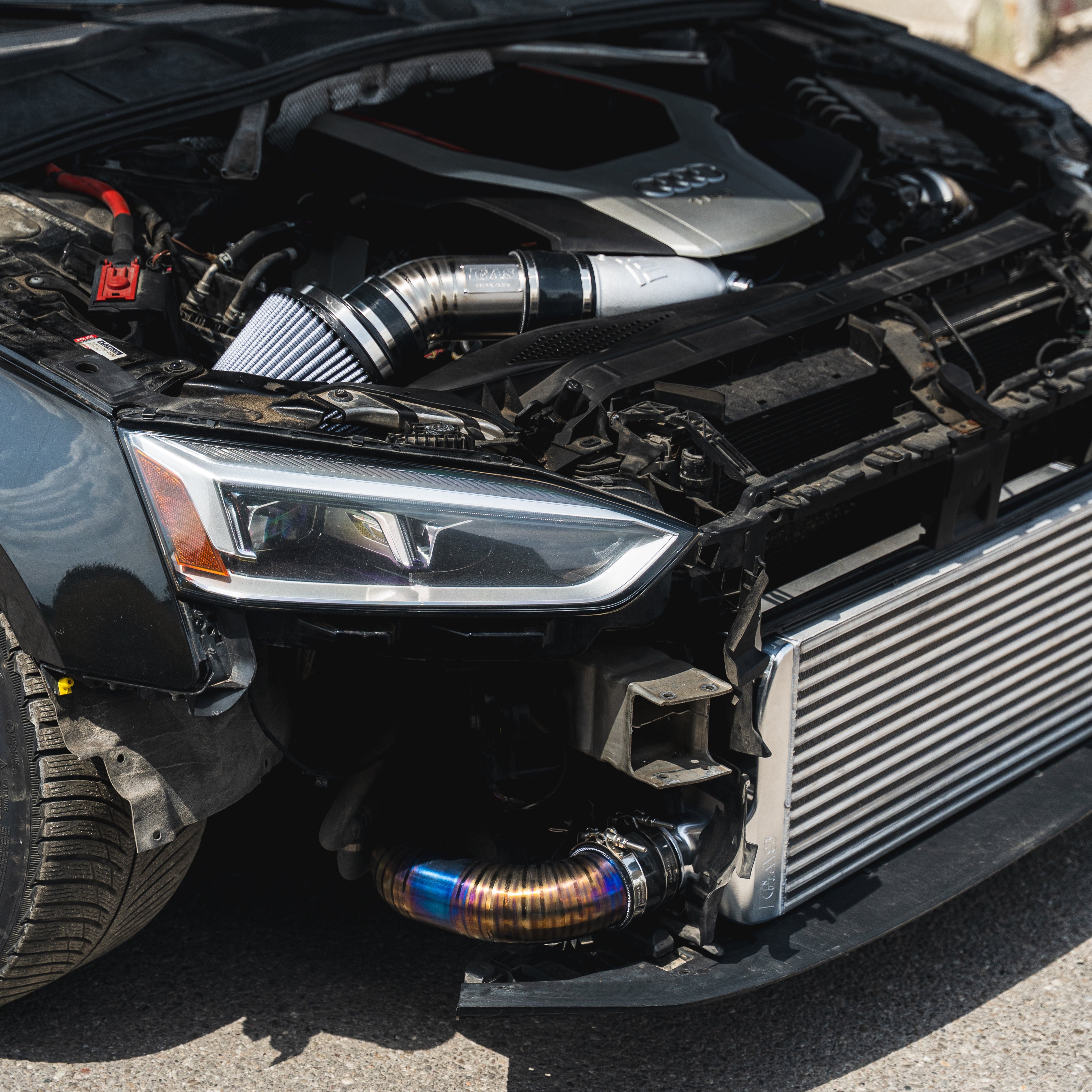 Image of GAS Omega 1000hp Billet Intercooler Kit, B9 S4/S5