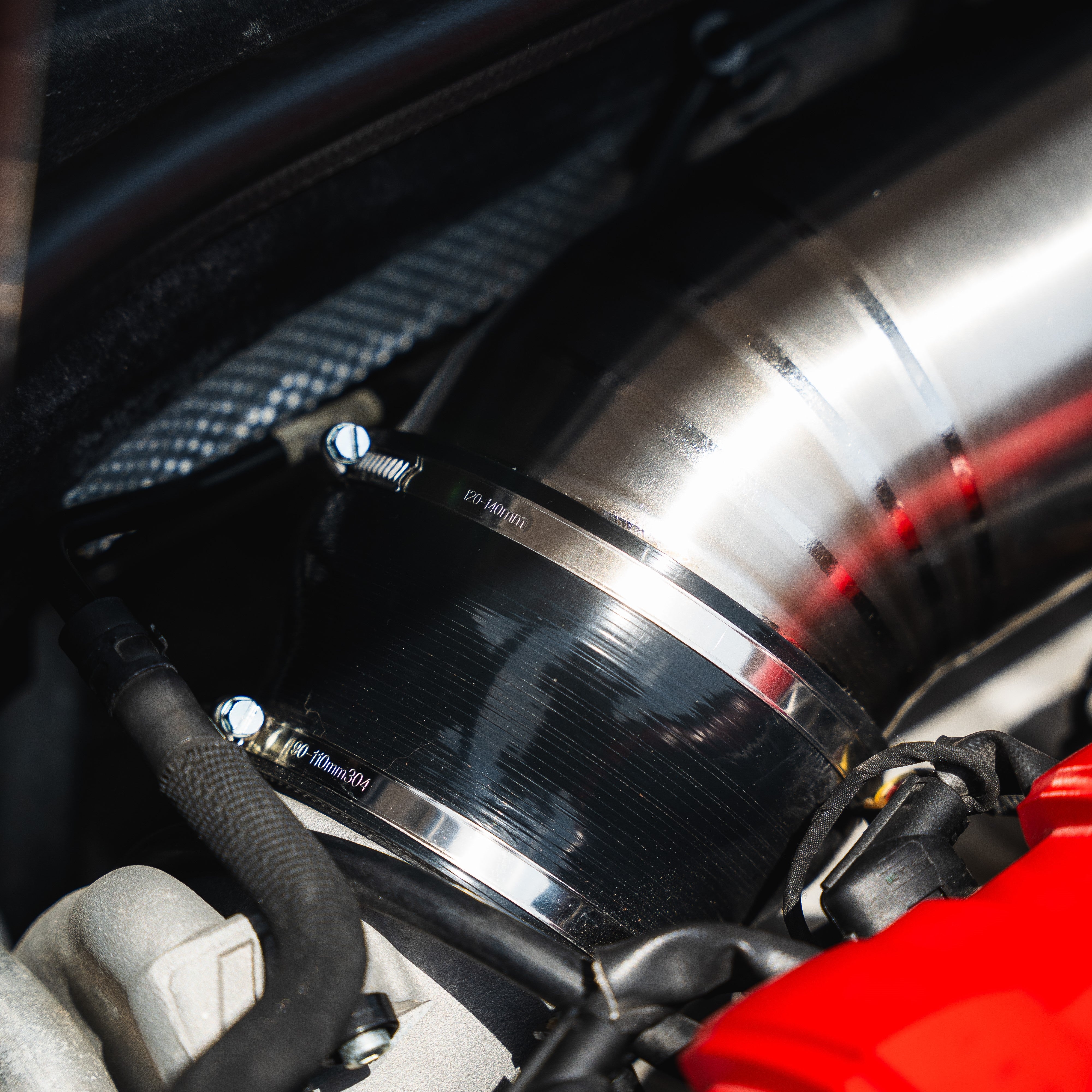 Image of GAS Omega 5 Inch Titanium Intake, Audi RS3/TTRS