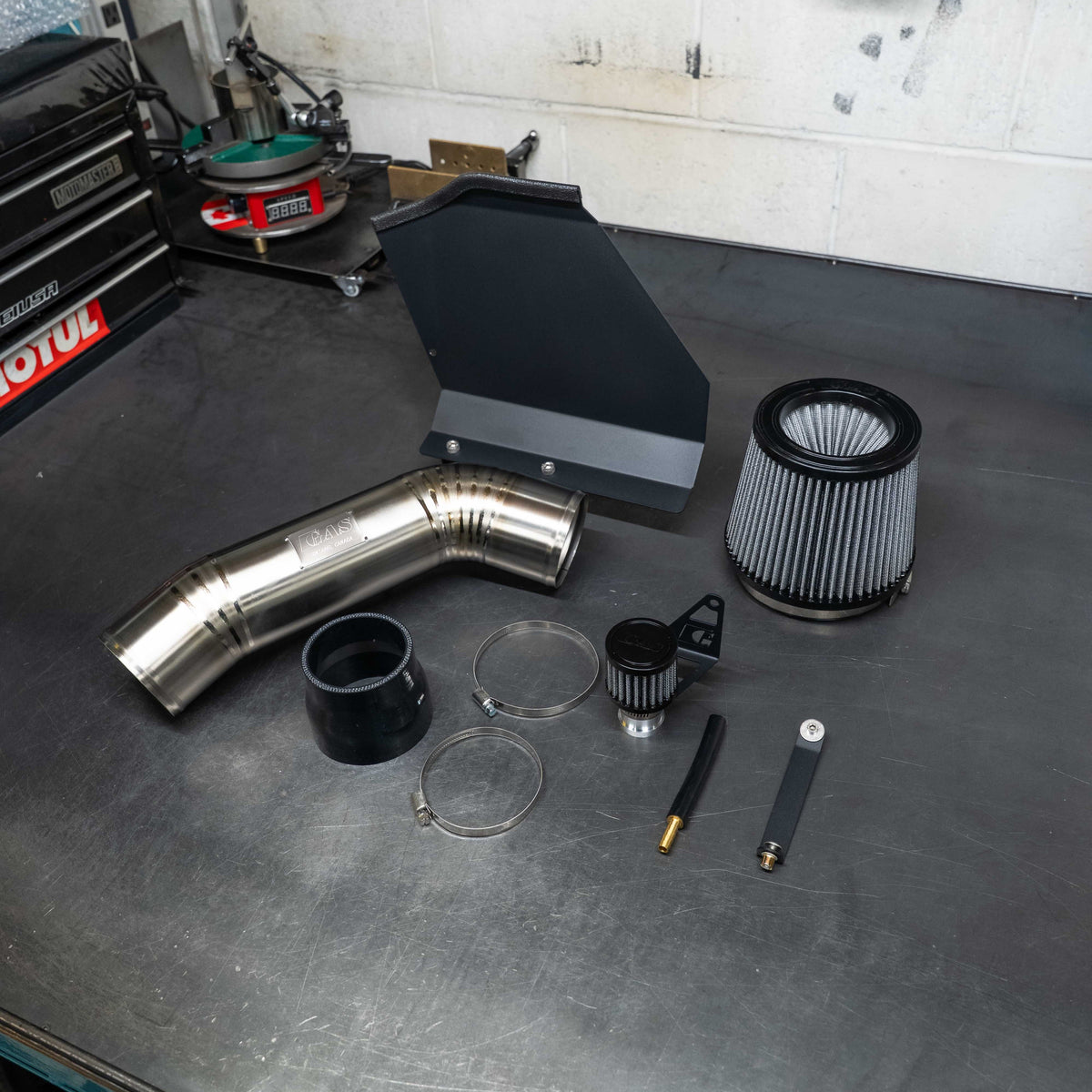 GAS 89mm Titanium Intake, B8 S4/S5 3.0T