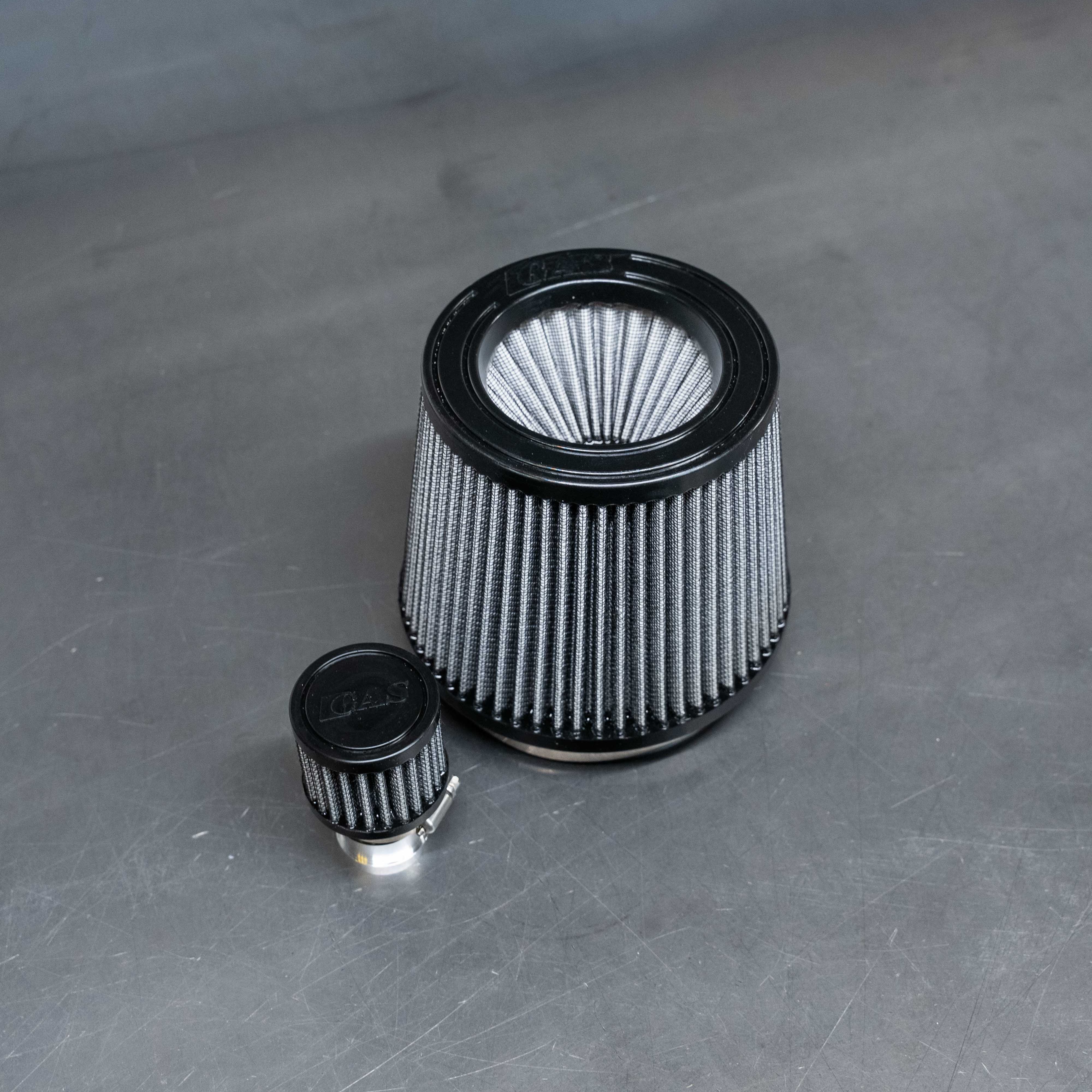 Image of GAS Omega V2 102mm Titanium Intake, B8 S4/S5 3.0T