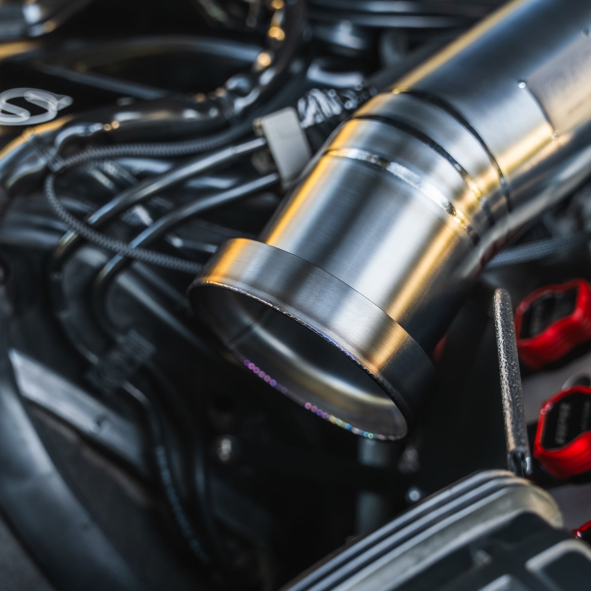 Image of GAS Omega V2 102mm Titanium Intake, B8 S4/S5 3.0T