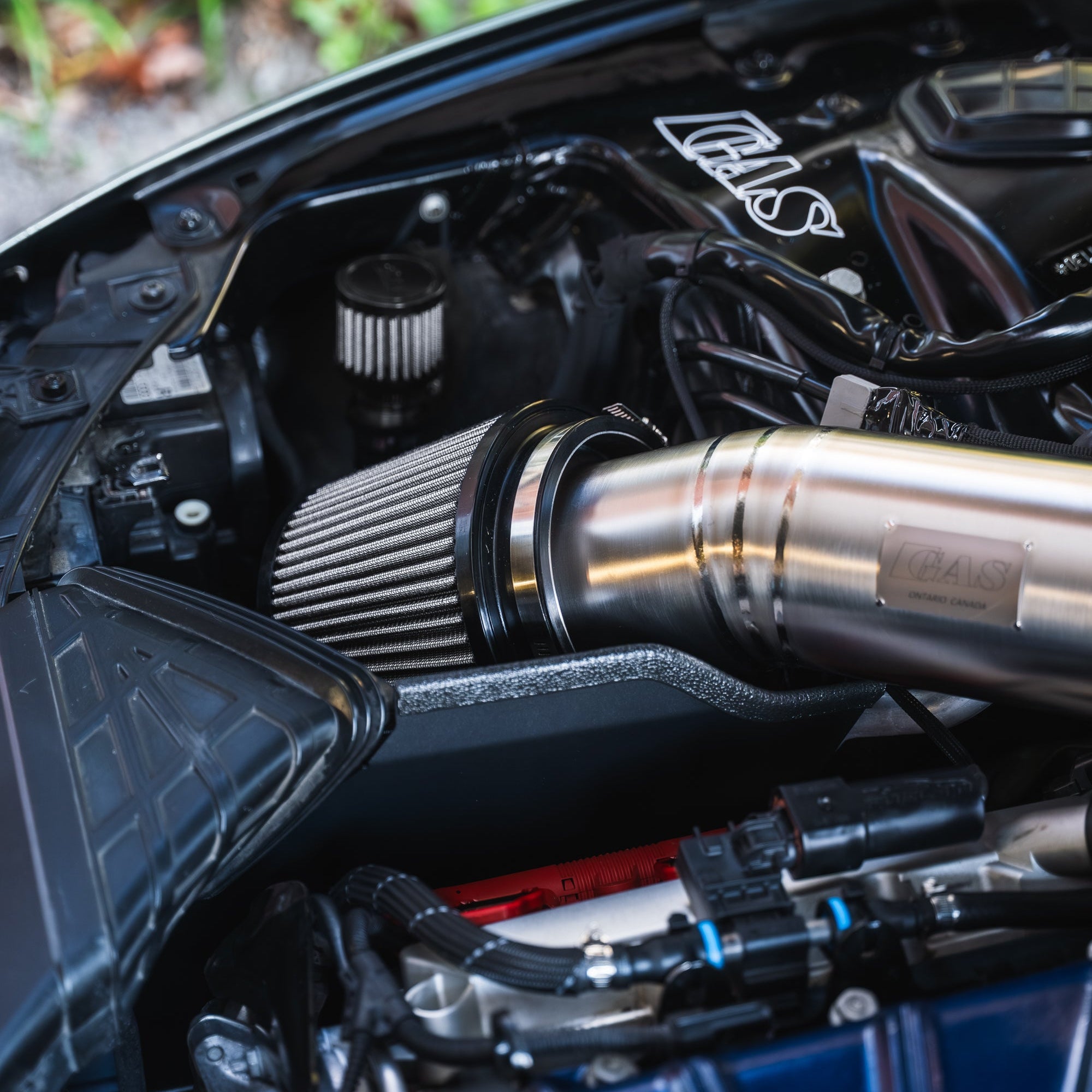 Image of GAS Omega V2 102mm Titanium Intake, B8 S4/S5 3.0T