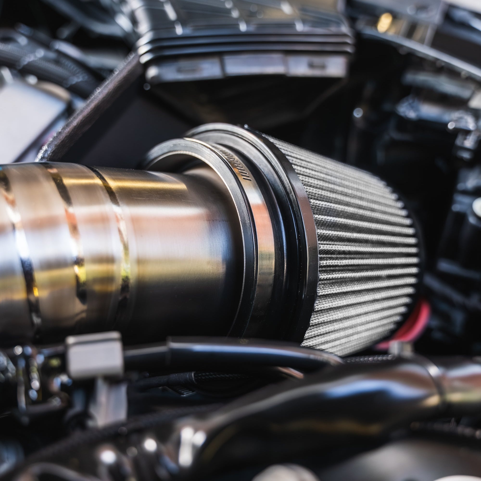 Image of GAS Omega V2 102mm Titanium Intake, B8 S4/S5 3.0T