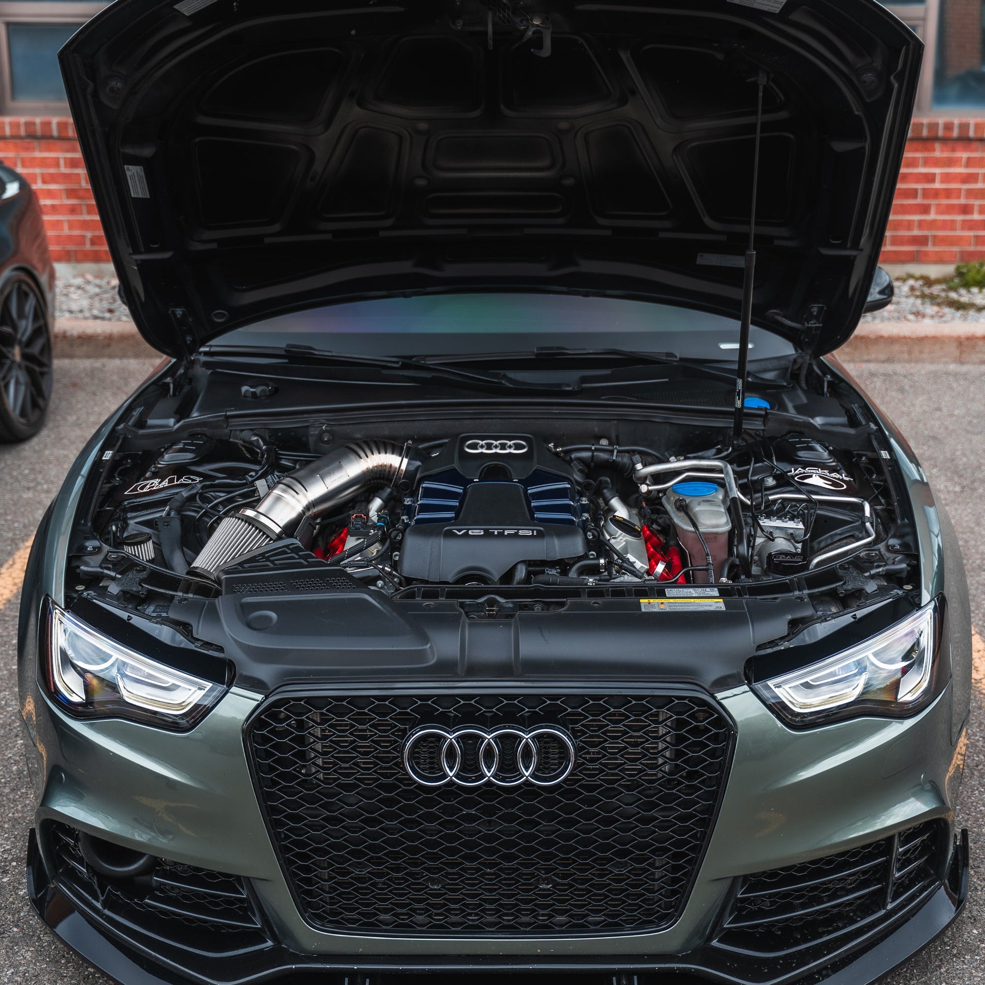 Image of GAS Omega V2 102mm Titanium Intake, B8 S4/S5 3.0T