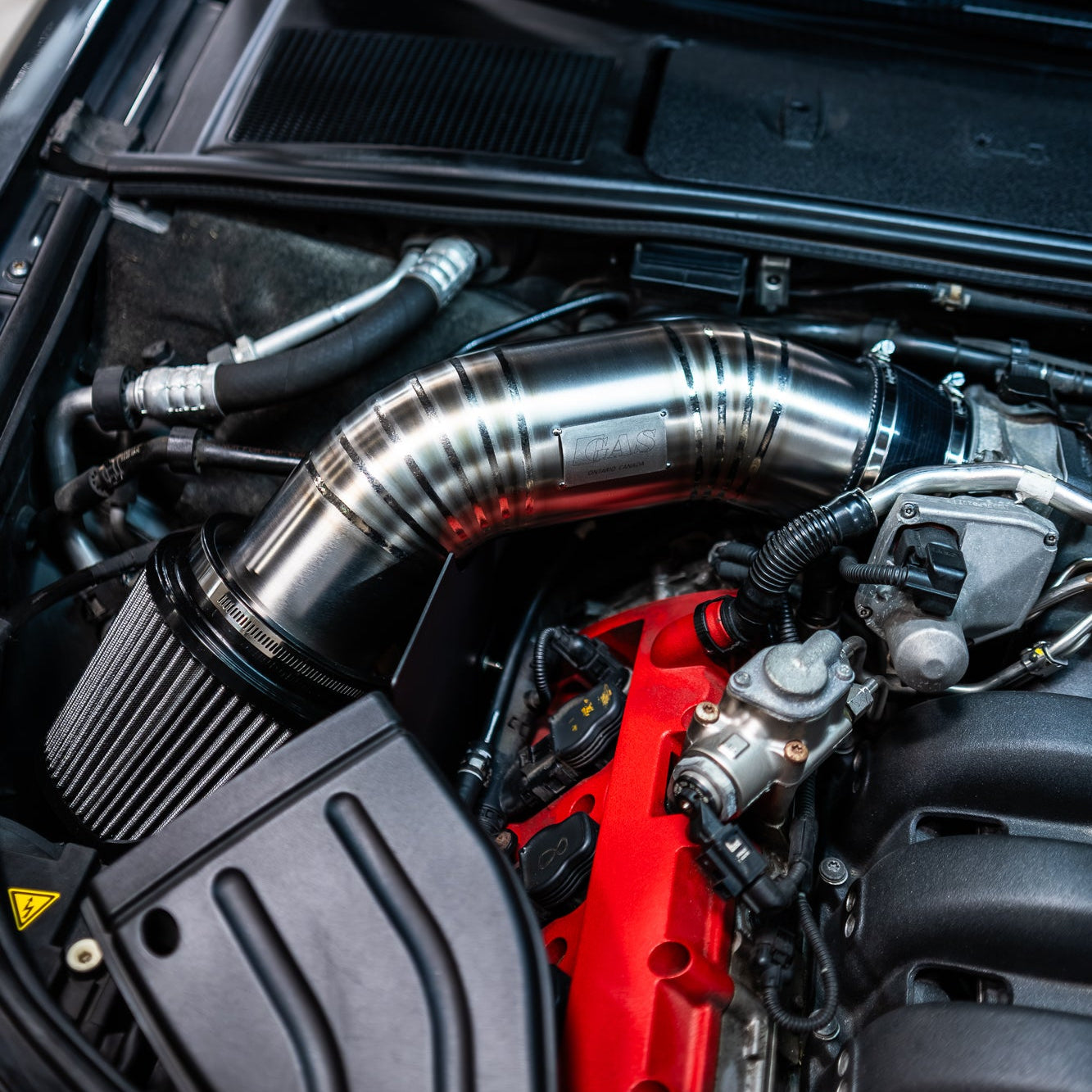 Image of GAS Omega V2 102mm Titanium Intake, B7 RS4