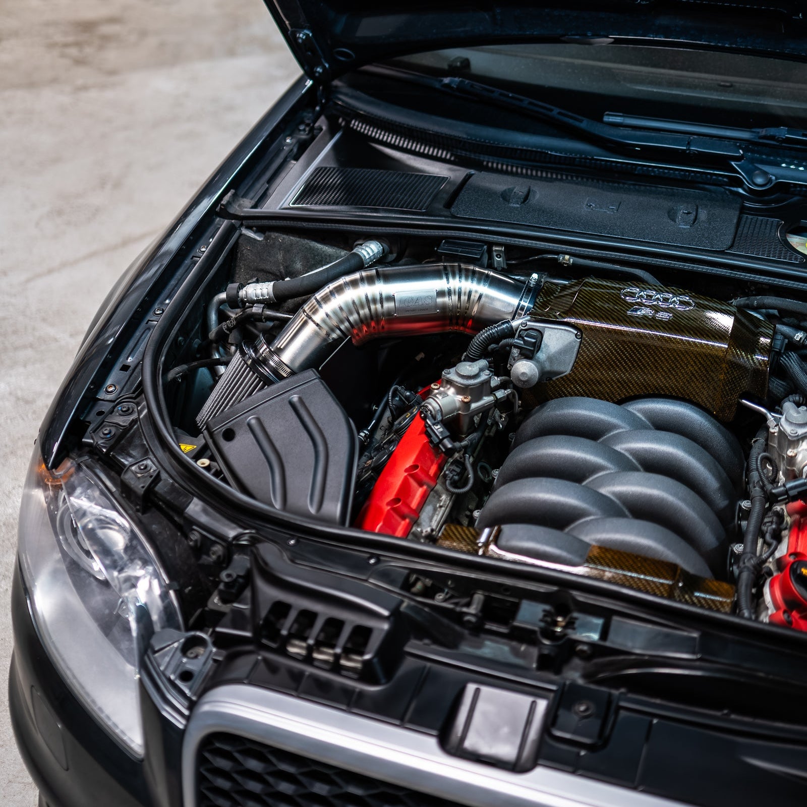 Image of GAS Omega V2 102mm Titanium Intake, B7 RS4