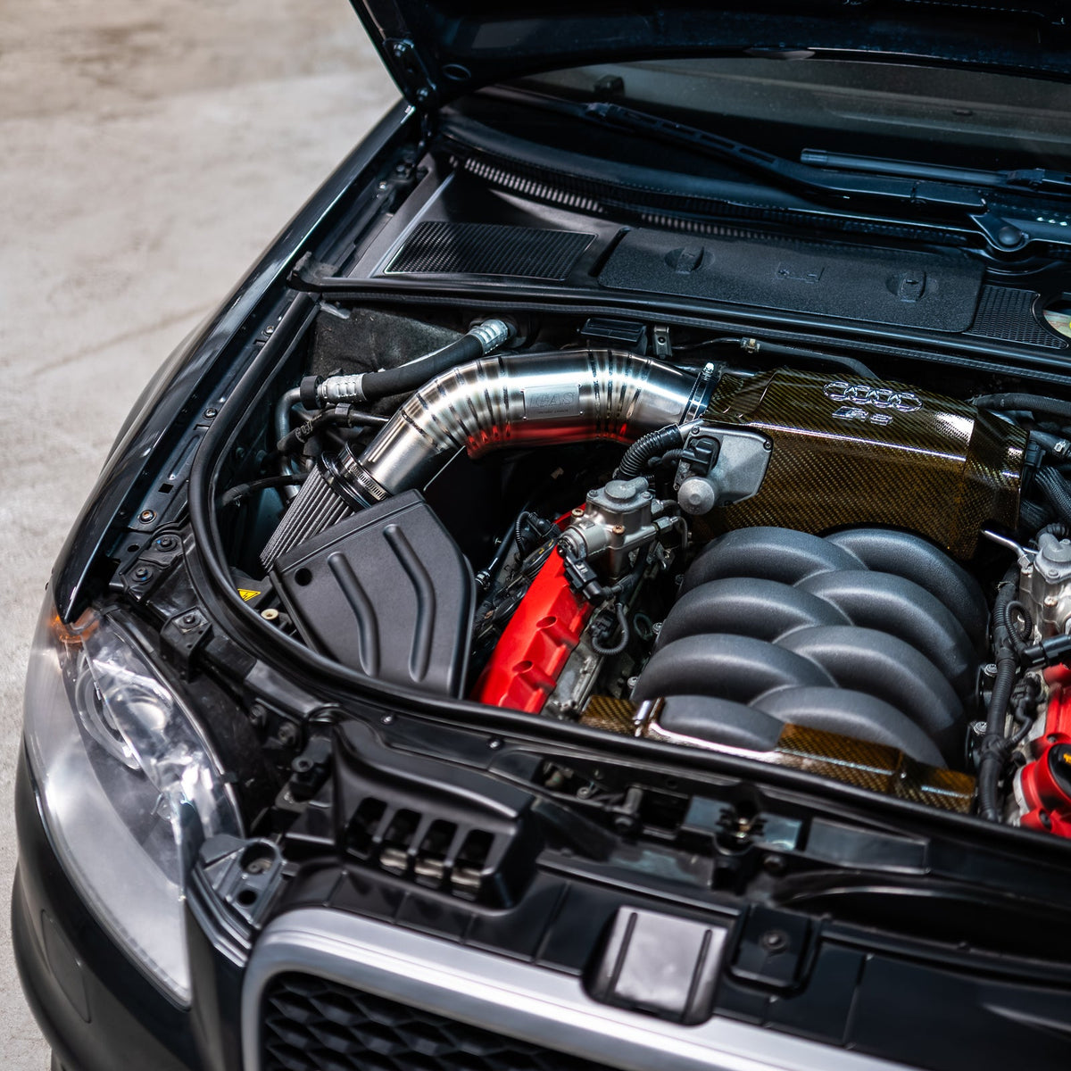 GAS Omega 102mm Titanium Intake, B7 RS4