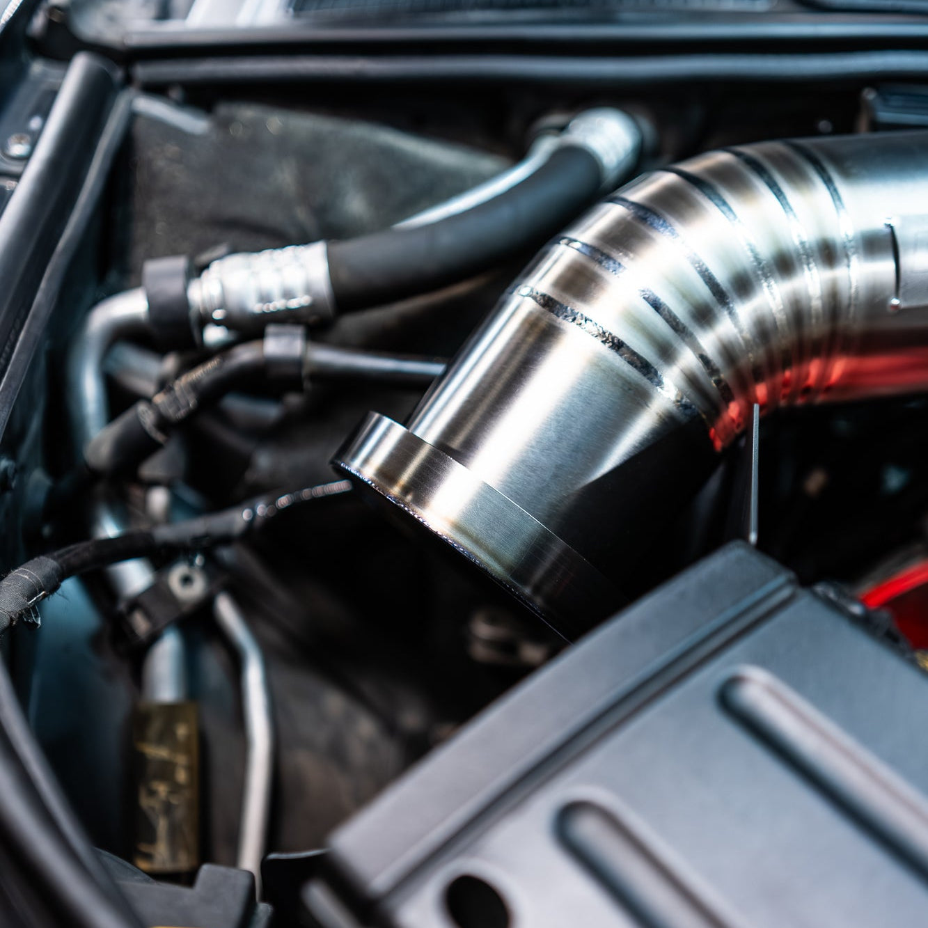 Image of GAS Omega V2 102mm Titanium Intake, B7 RS4