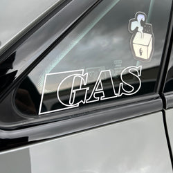 Gav Window Sticker GAS Evo 6” Window Decal Set – Garage Auto Sports